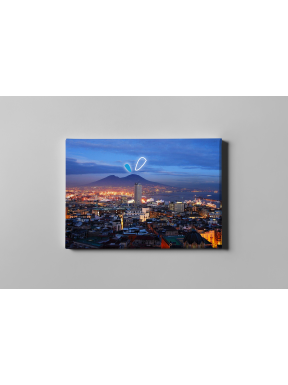 Panorama Napoli, Stampa su tela
