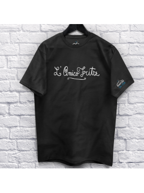 L'Amico Fritz, T-Shirt Nera Unisex