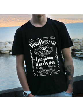 Vino Paesano Black, T-Shirt Unisex