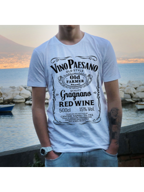 Vino Paesano White, T-shirt Unisex